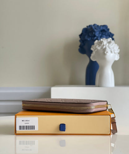 【ルイヴィトン】新作モノグラム・アンプラントウォレットZIPPY 5色M61864